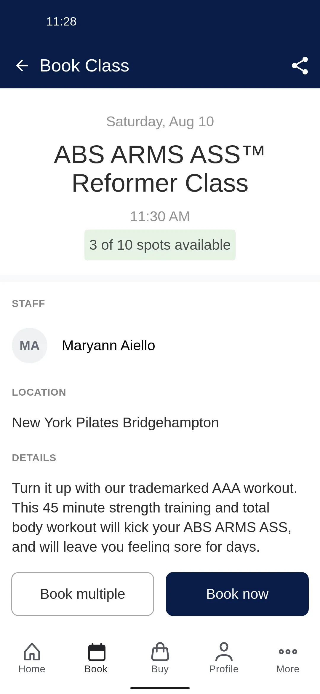 New York Pilates | Indus Appstore | Screenshot