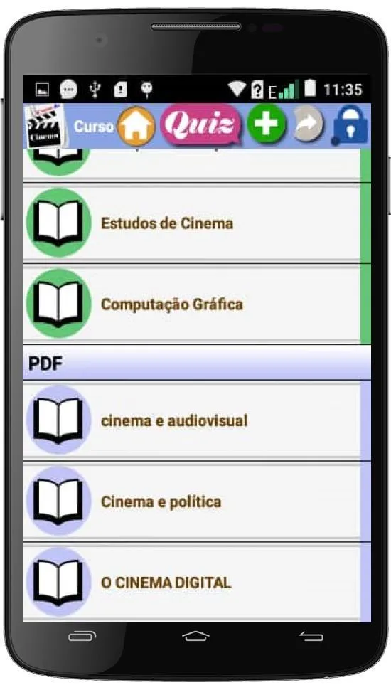 Curso de Cinema | Indus Appstore | Screenshot