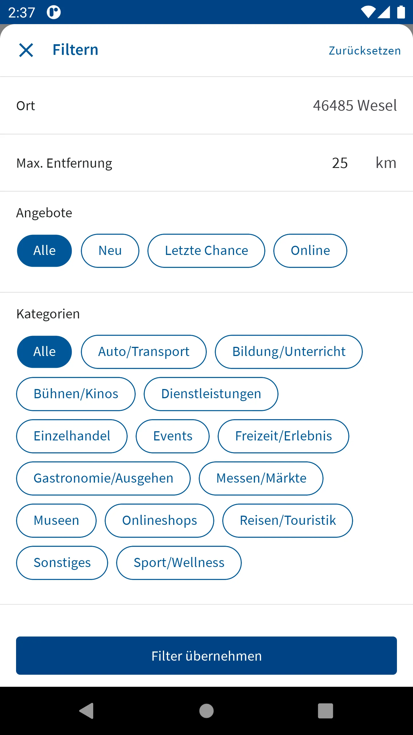 Stadtwerke Wesel Card | Indus Appstore | Screenshot