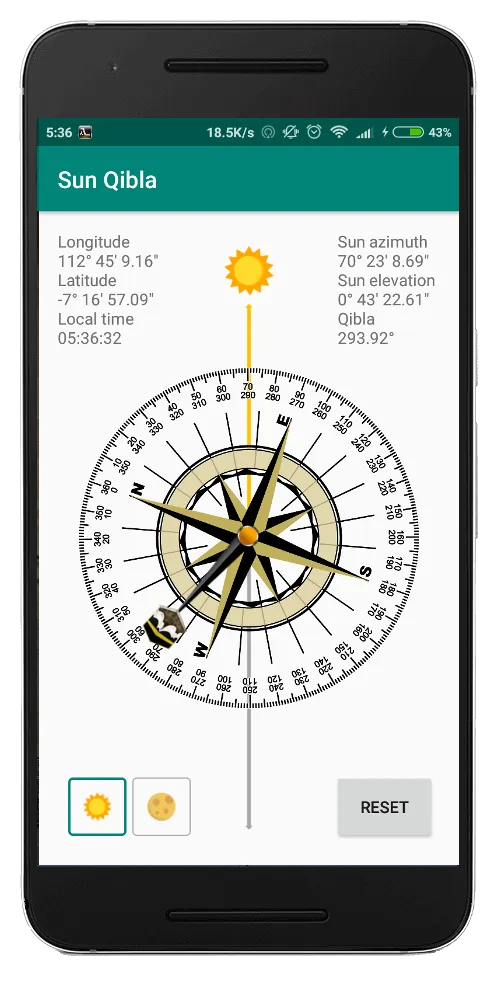 Sun Qibla - Find Qibla using S | Indus Appstore | Screenshot