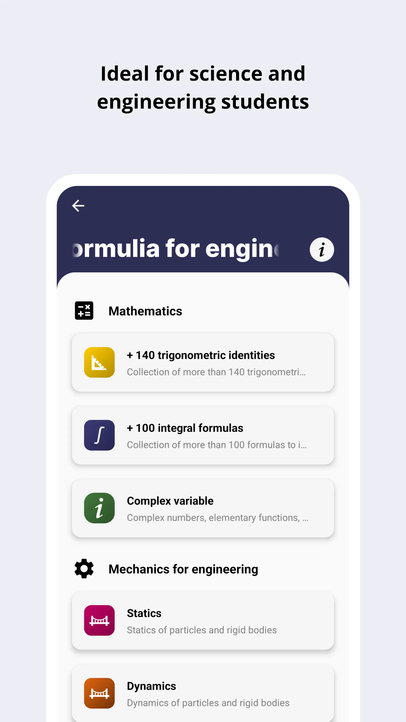 Formulia | Indus Appstore | Screenshot