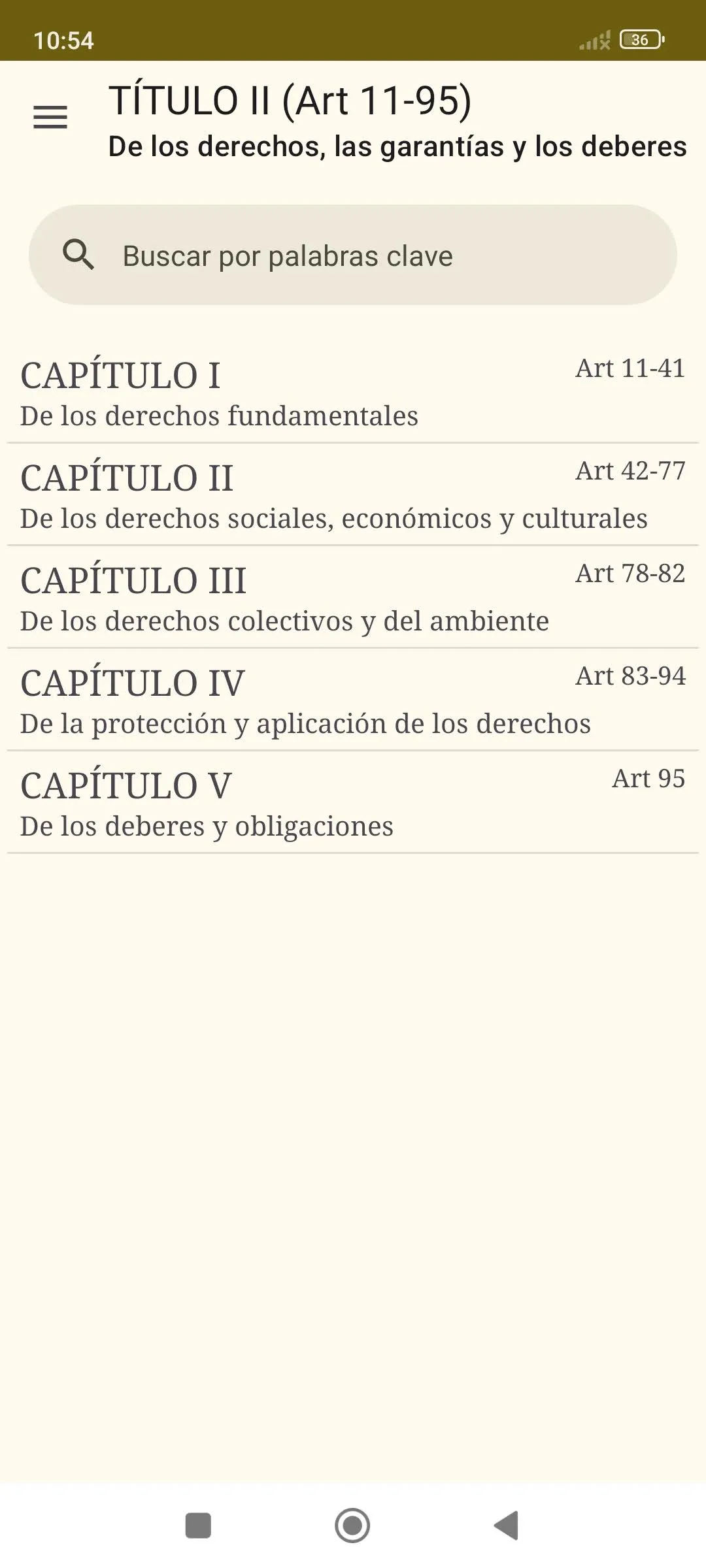 Constitución de Colombia | Indus Appstore | Screenshot