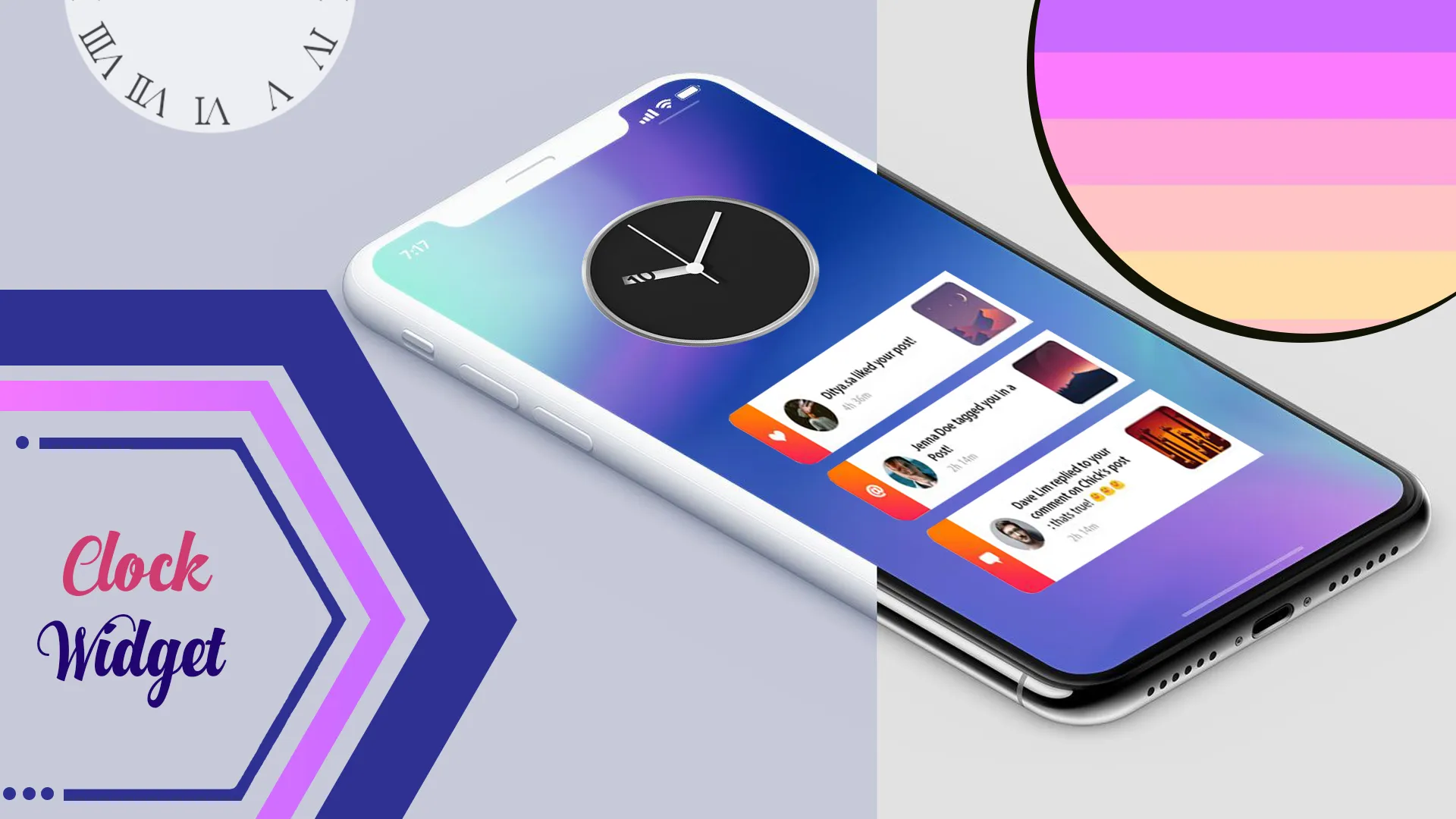 Analog Clock Widget - Home Scr | Indus Appstore | Screenshot