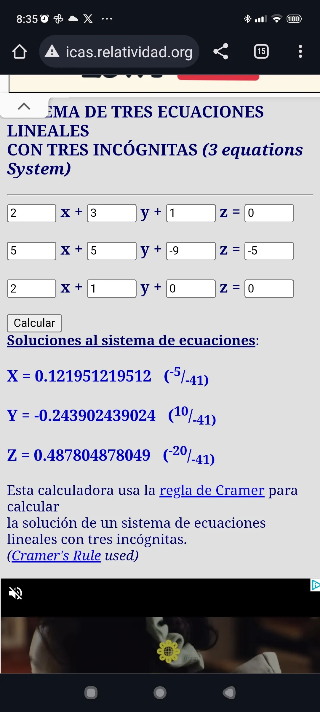 System Equations 3x3 | Indus Appstore | Screenshot