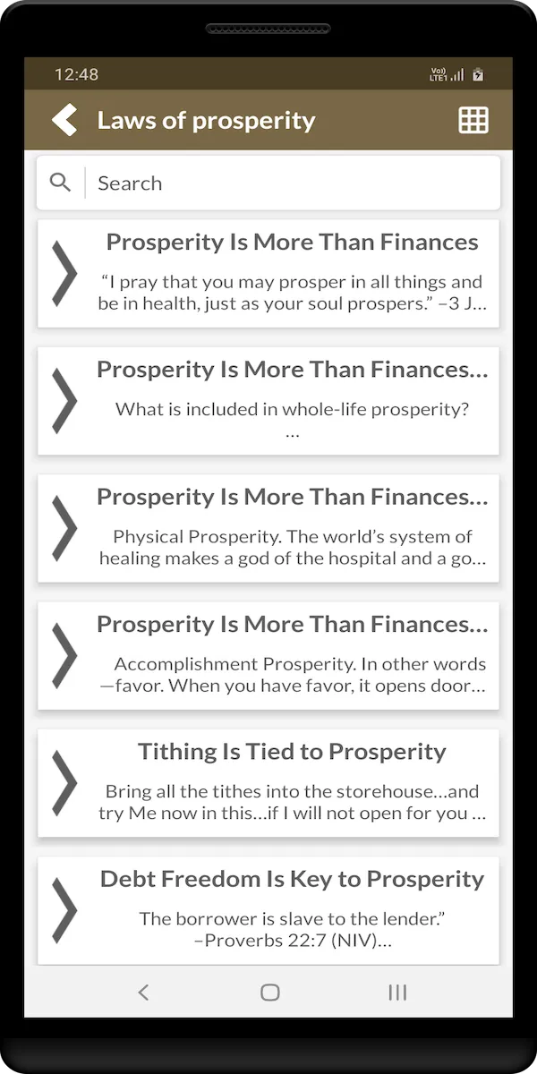 Laws of prosperity | Indus Appstore | Screenshot