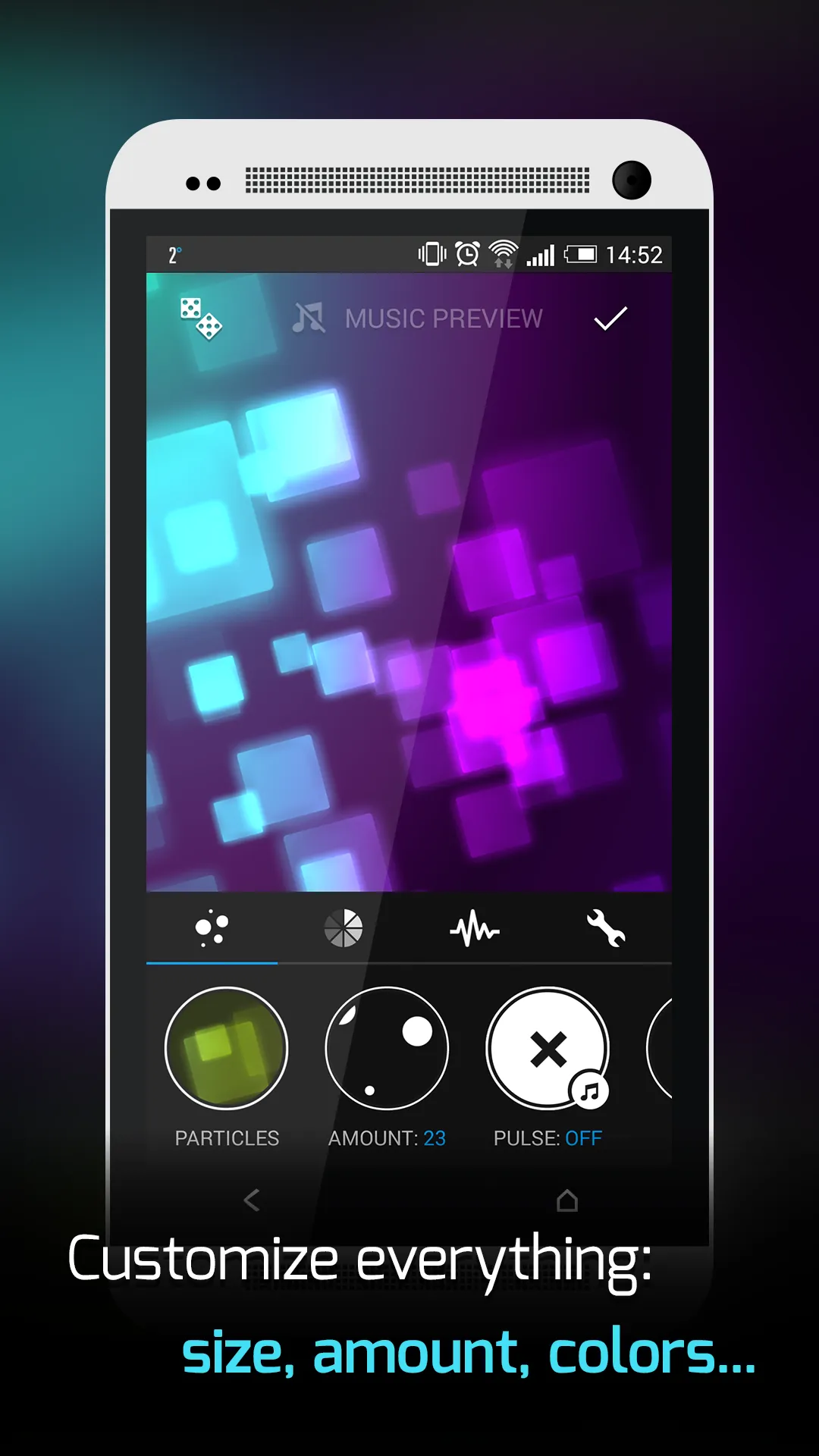 BLW Music Visualizer Wallpaper | Indus Appstore | Screenshot