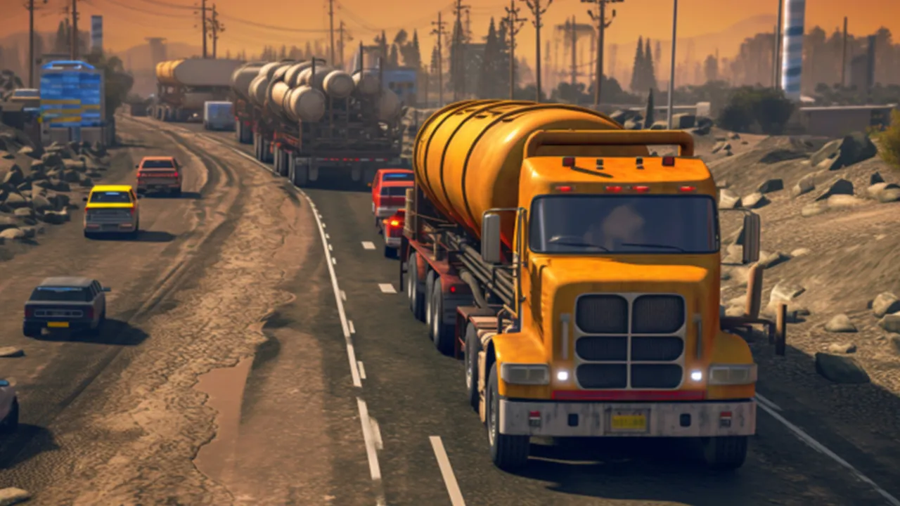 Oil Cargo Transport Truck Game | Indus Appstore | Screenshot