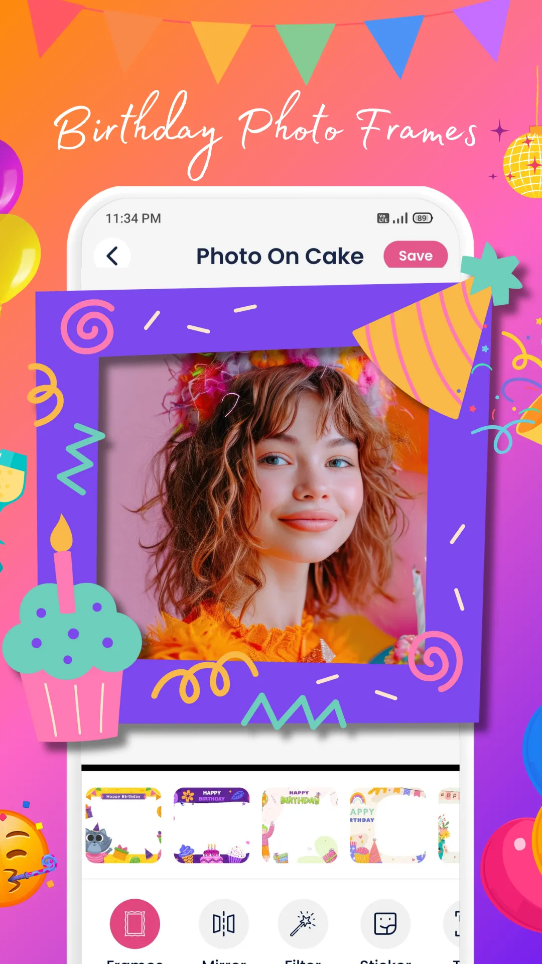 Birthday Status & Video Maker | Indus Appstore | Screenshot