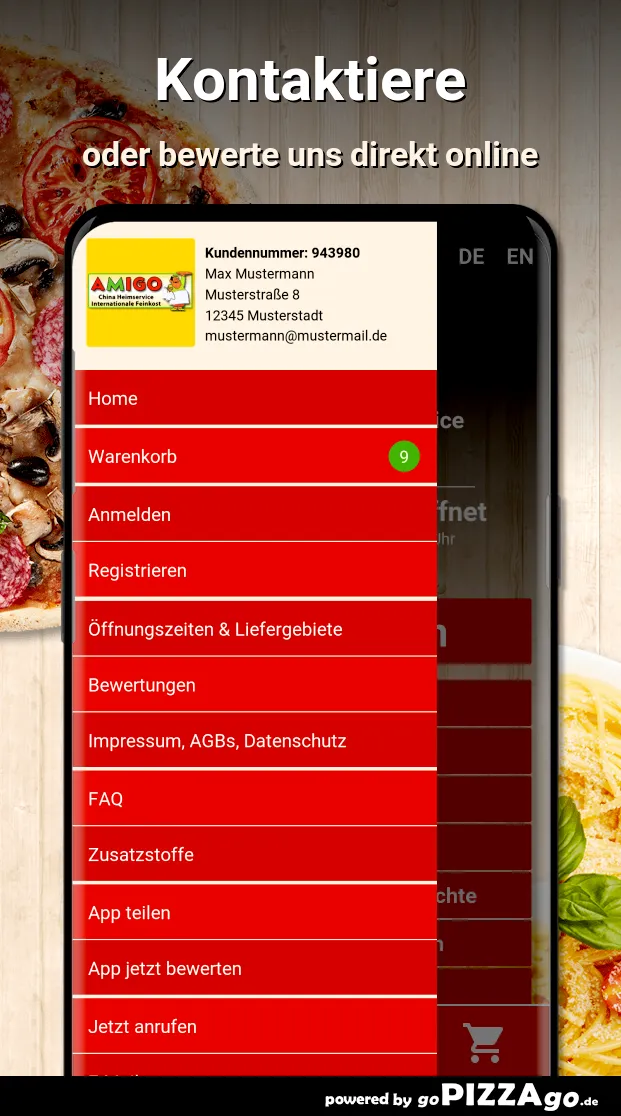 Amigo Pizza - China-Service St | Indus Appstore | Screenshot