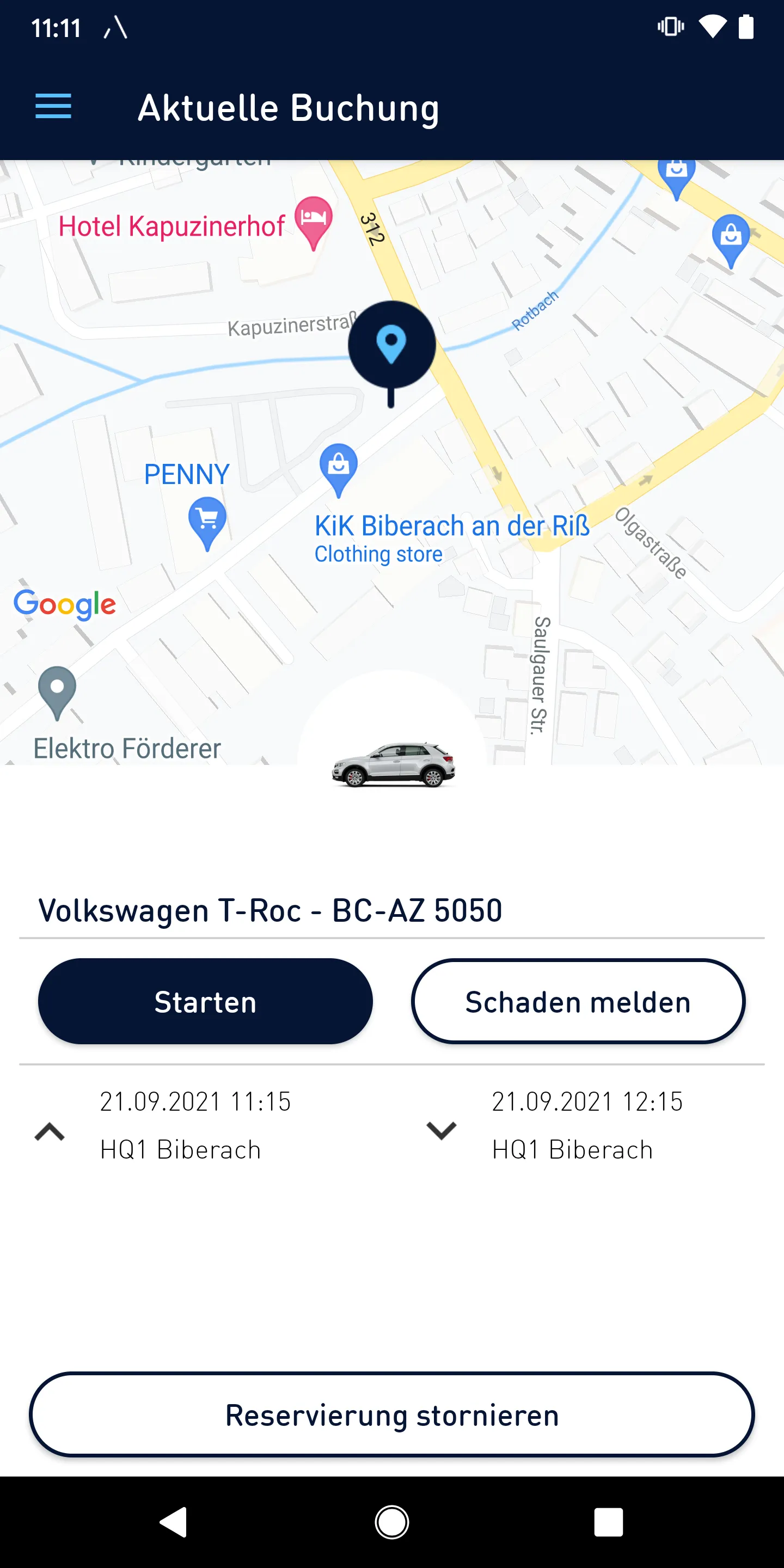 AZOWO - Corporate Carsharing | Indus Appstore | Screenshot