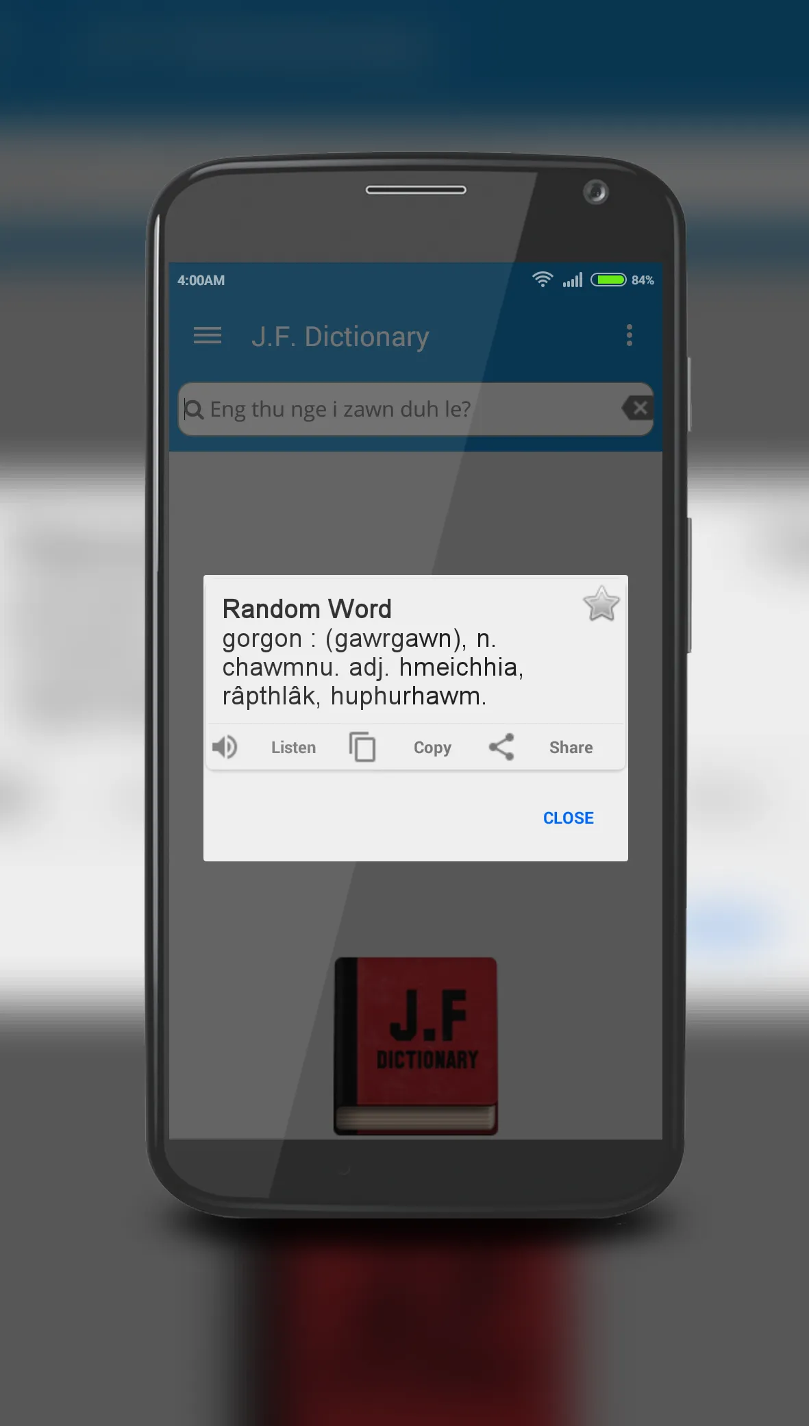 JF Dictionary | Indus Appstore | Screenshot