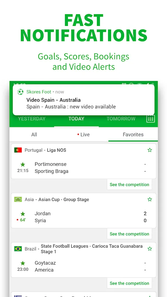 SKORES - Live Football Scores | Indus Appstore | Screenshot