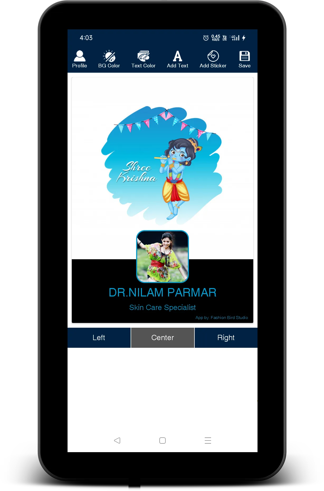 Janmashtami photo post maker | Indus Appstore | Screenshot