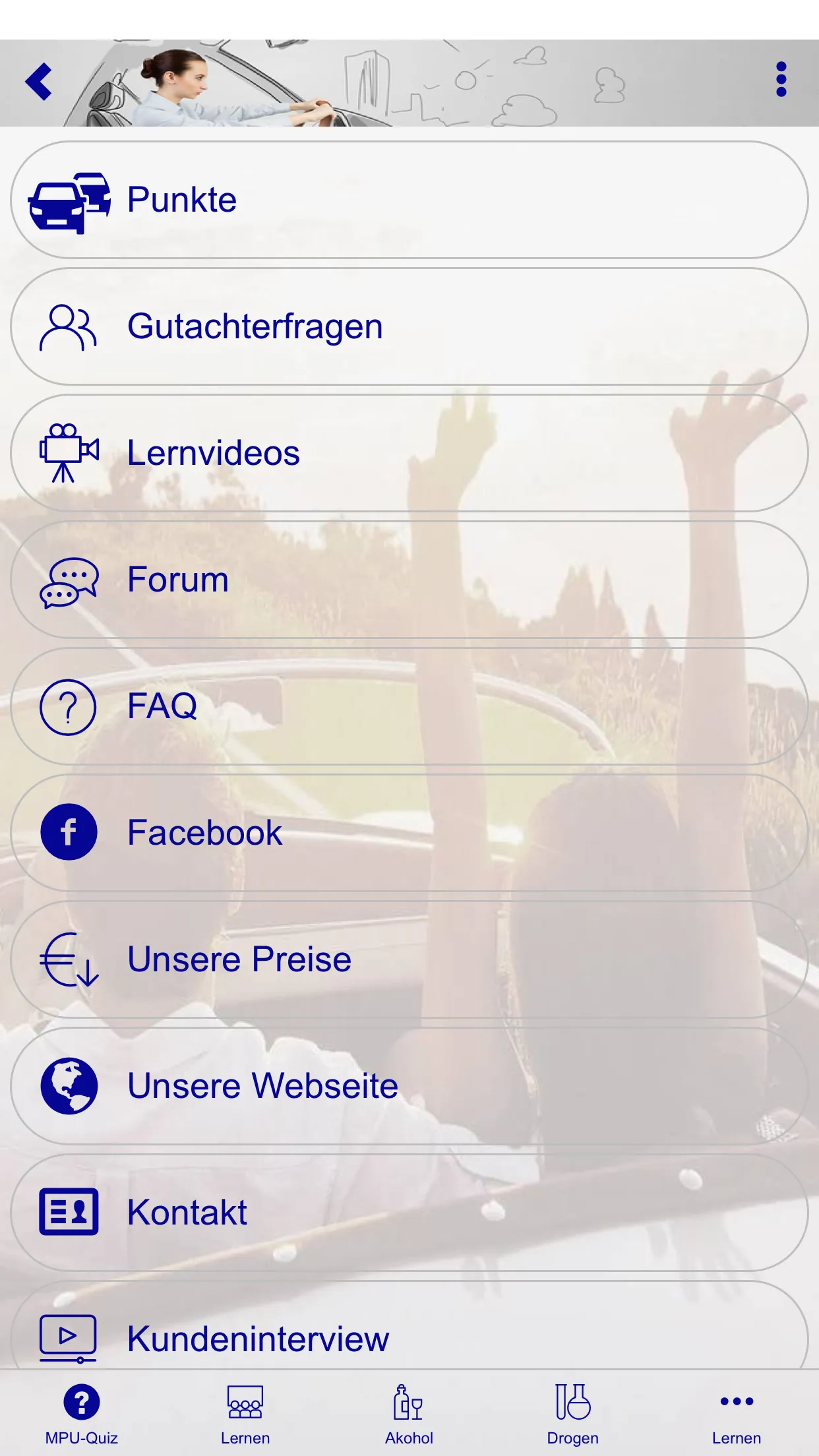 MPU-Vorbereitung - App your MP | Indus Appstore | Screenshot