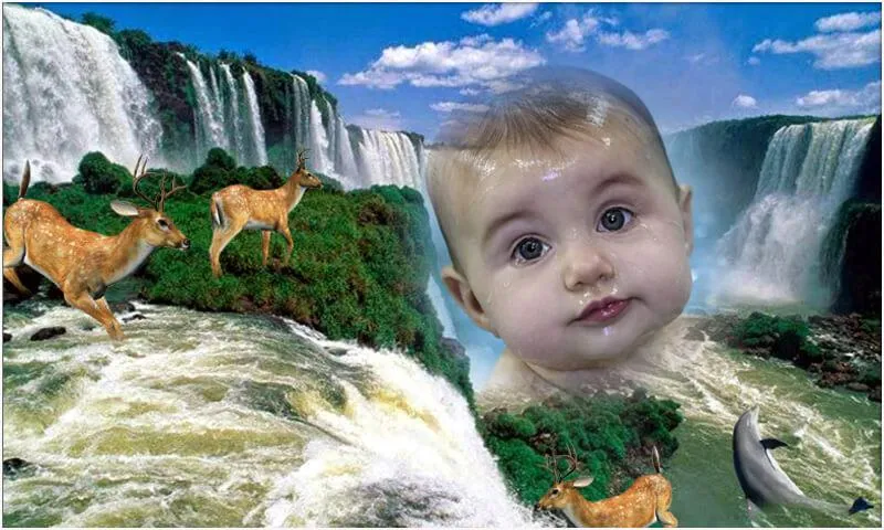 Waterfall Photo Frames | Indus Appstore | Screenshot