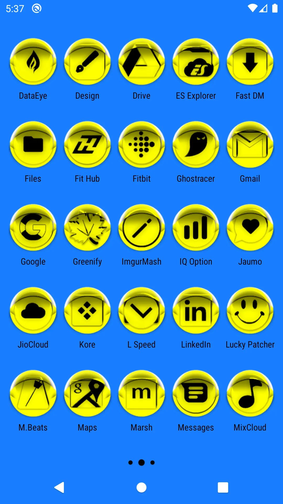 Yellow Icon Pack Style 4 | Indus Appstore | Screenshot