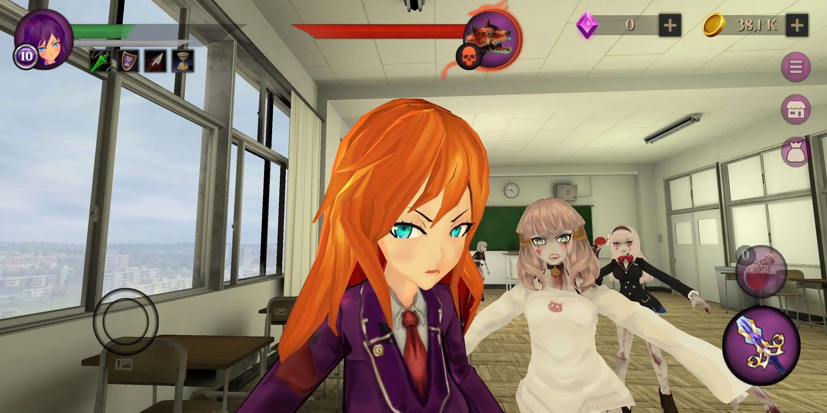 Anime School Zombie Simulator | Indus Appstore | Screenshot