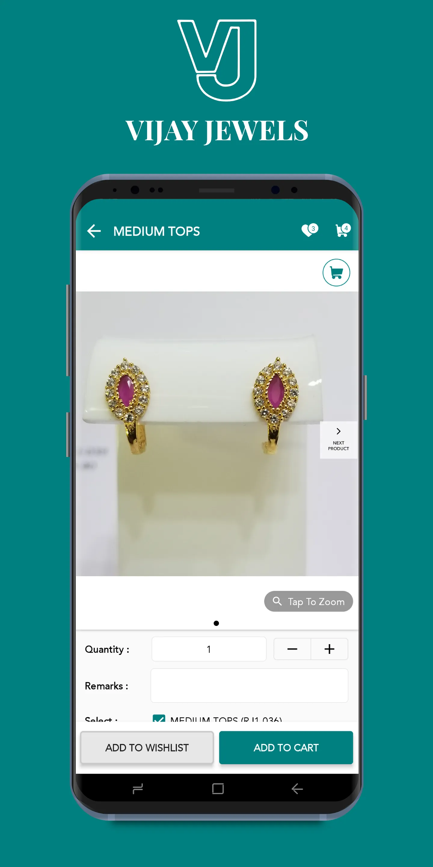 Vijay Jewels | Indus Appstore | Screenshot