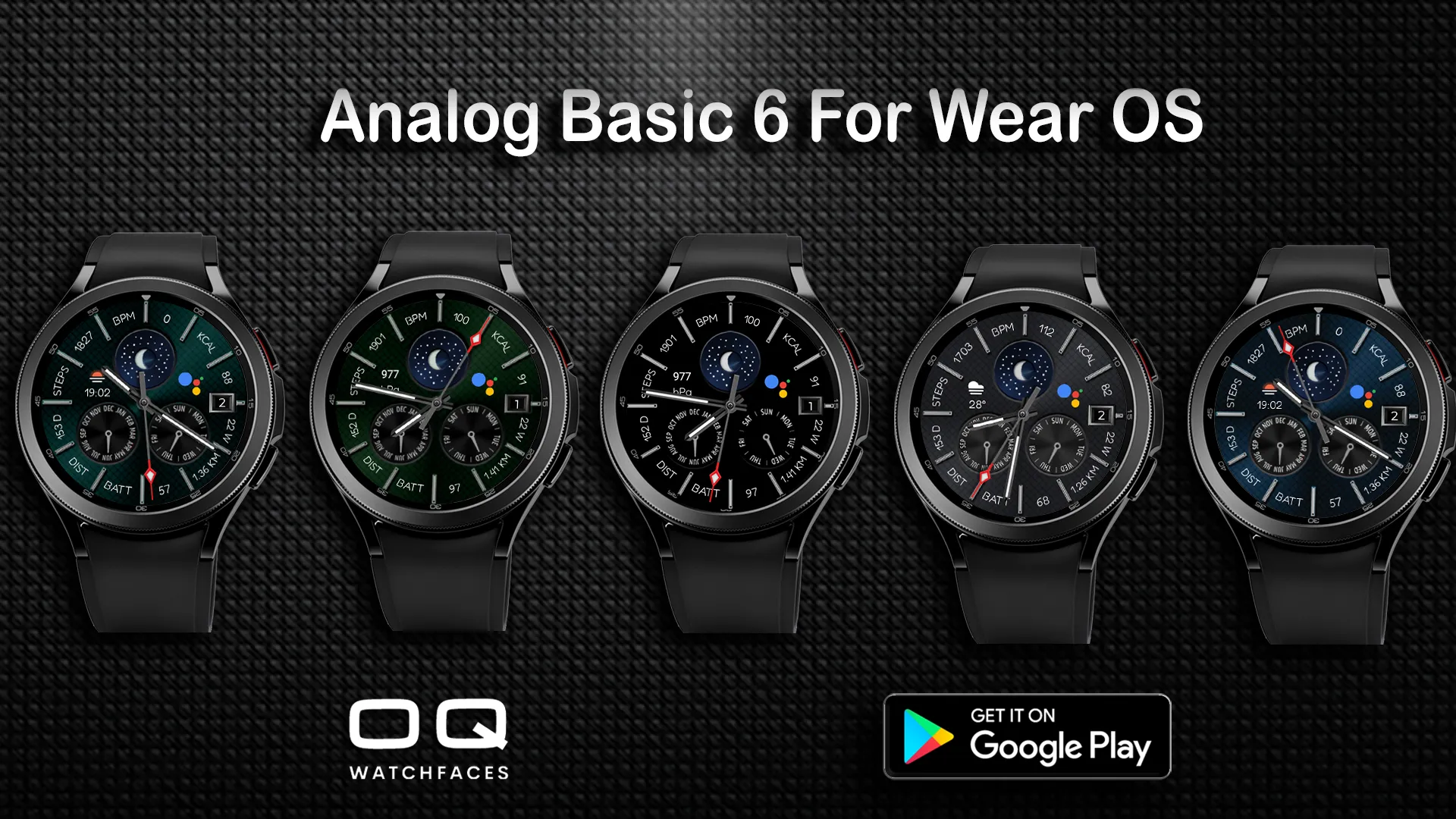 Analog Basic 6  WearOS EN | Indus Appstore | Screenshot