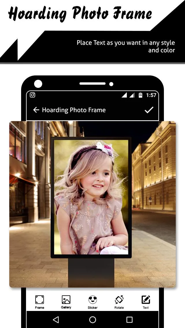 Hoarding Photo Frame | Indus Appstore | Screenshot