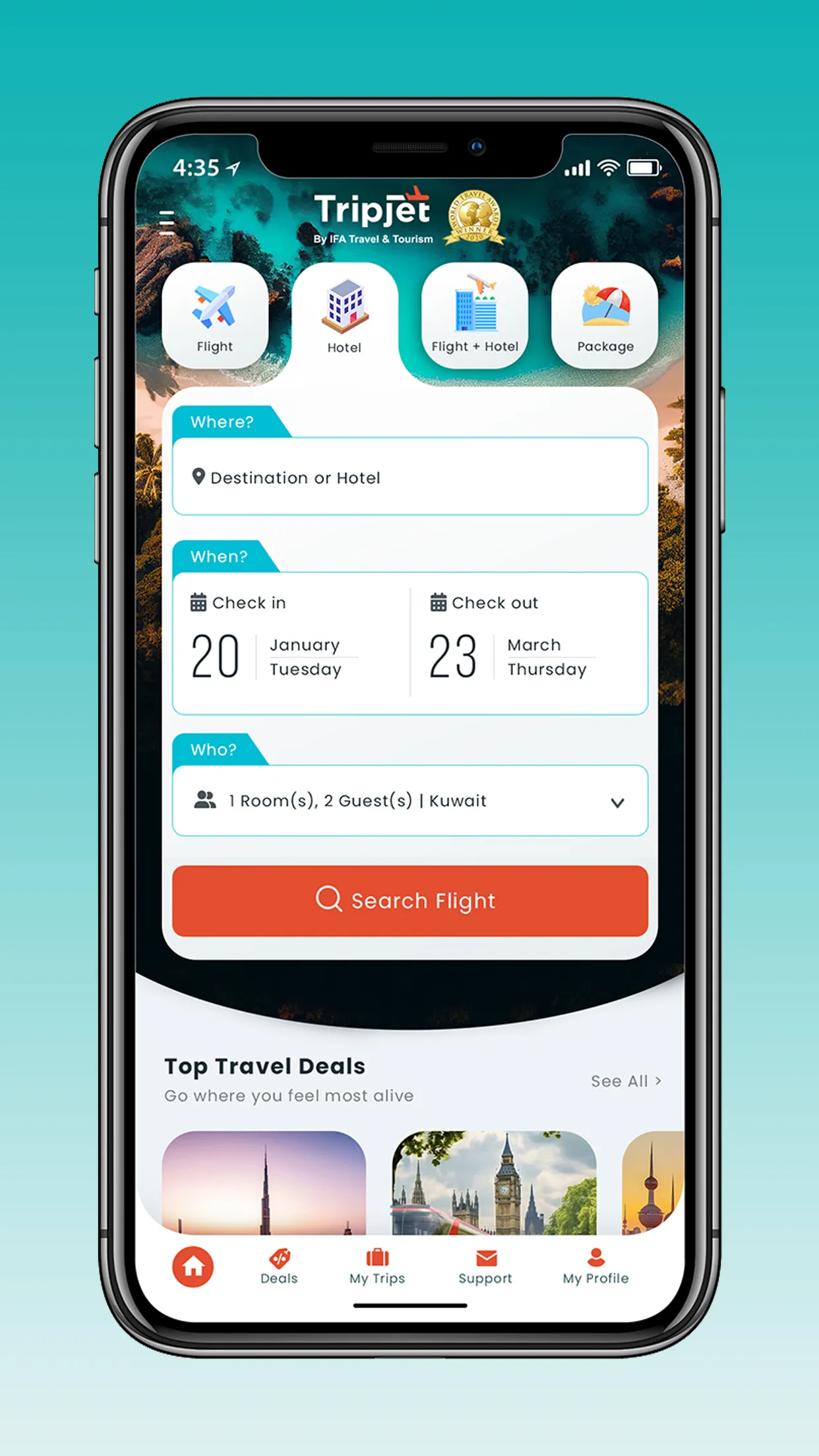 Tripjet | Indus Appstore | Screenshot