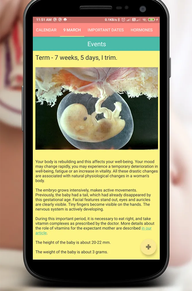 Pregnancy Calendar | Indus Appstore | Screenshot