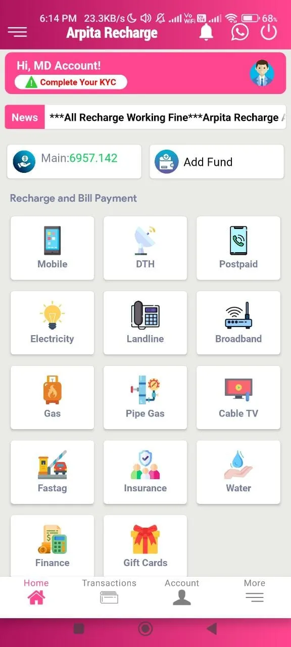 Arpita Recharge | Indus Appstore | Screenshot