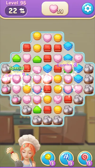 Sweet Macaron : Match 3 | Indus Appstore | Screenshot