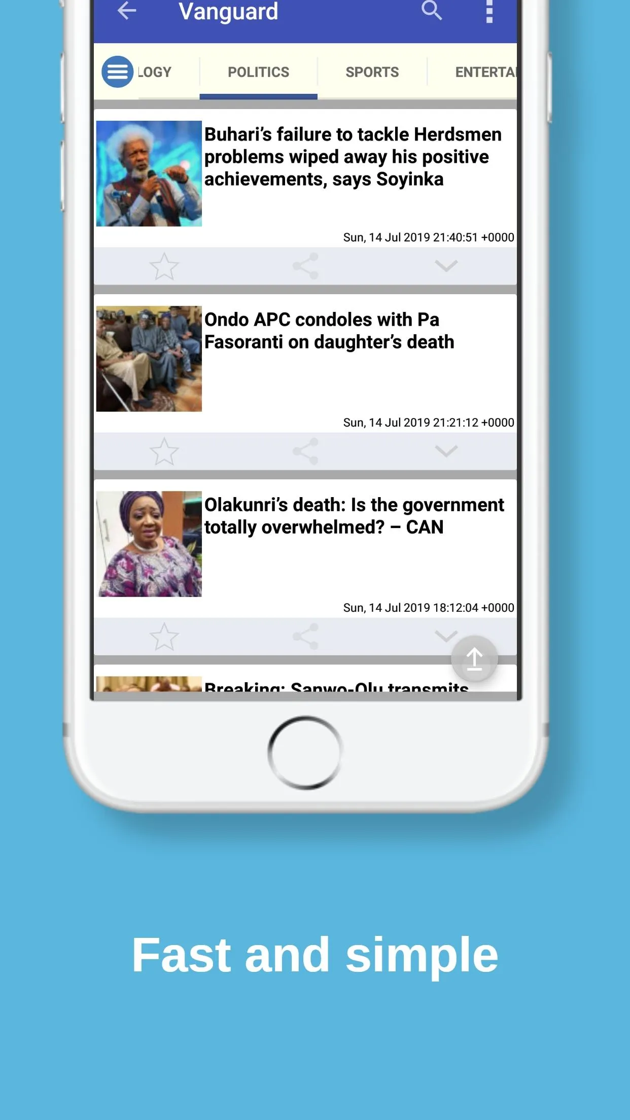 Nigeria News | Indus Appstore | Screenshot