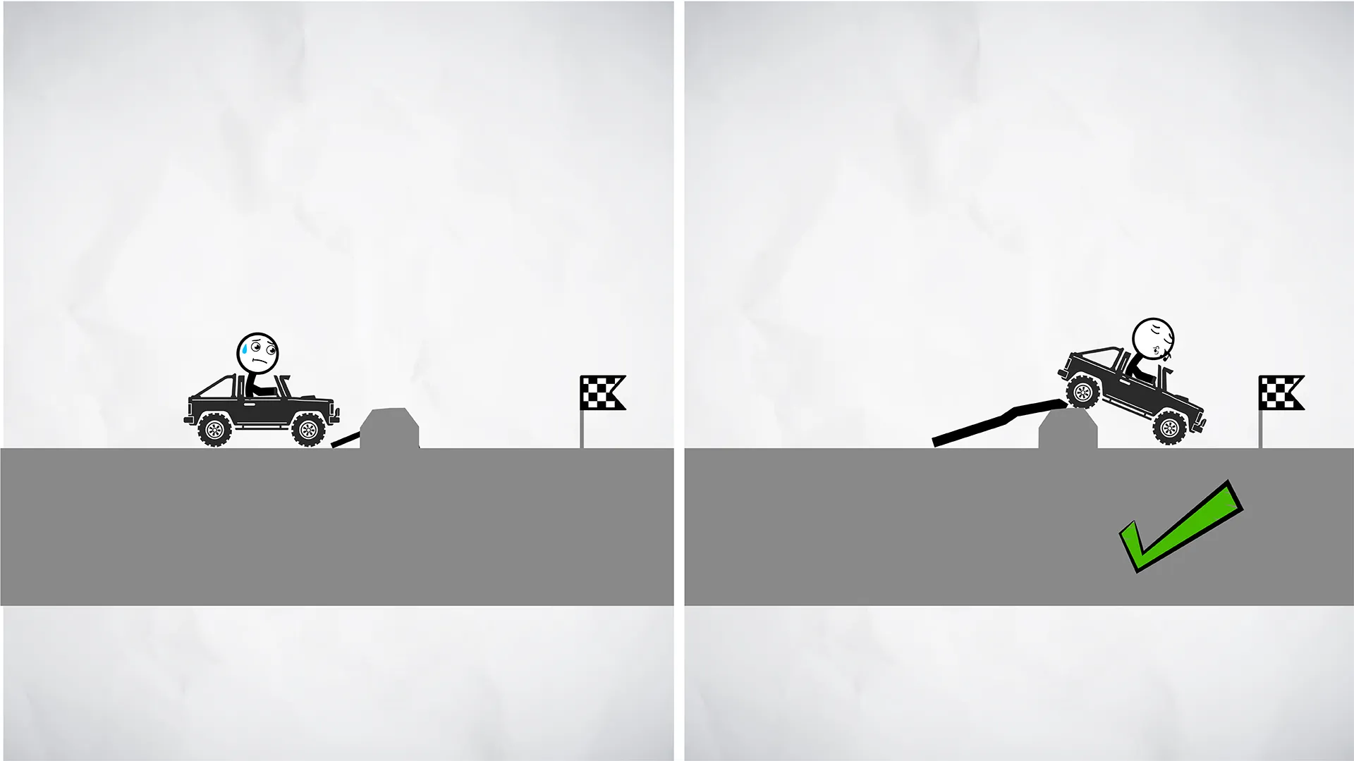 Draw Bridge: Stickman Car Game | Indus Appstore | Screenshot