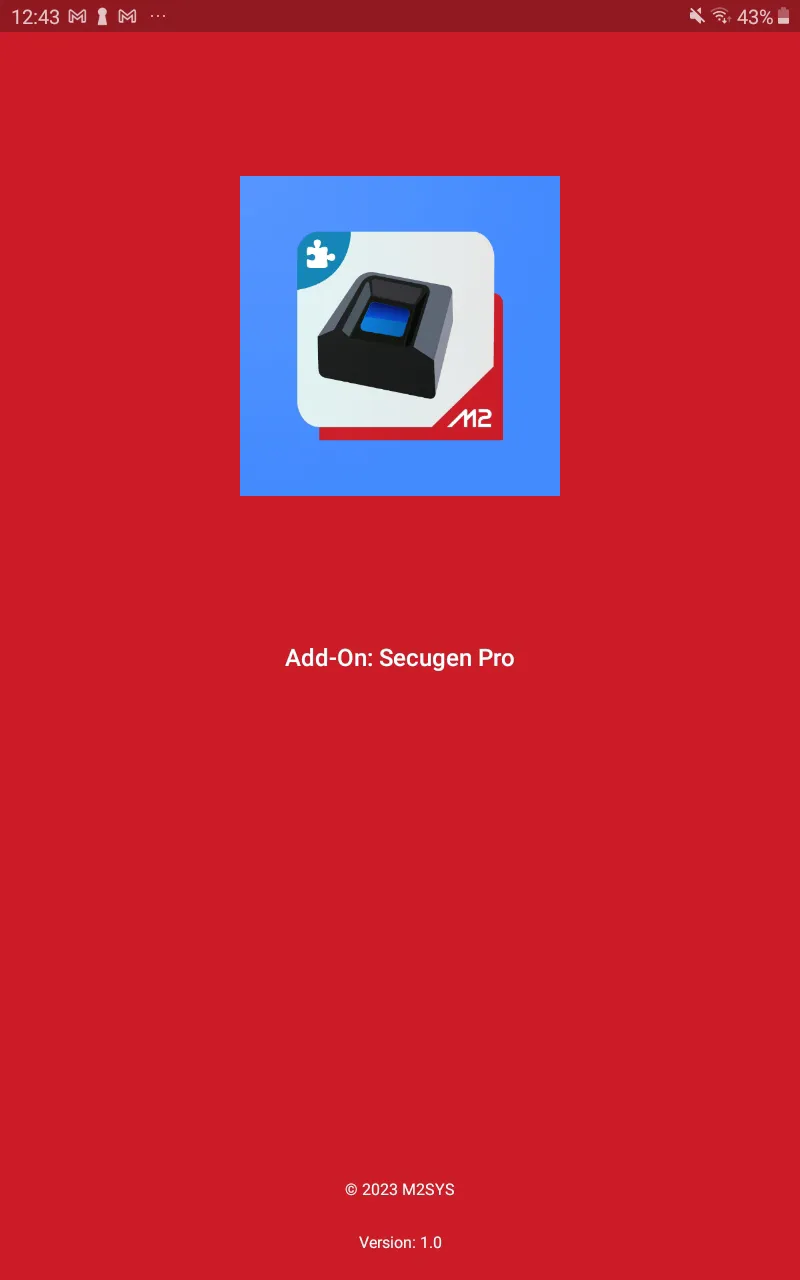 Add on: SecuGen Hamster Pro | Indus Appstore | Screenshot