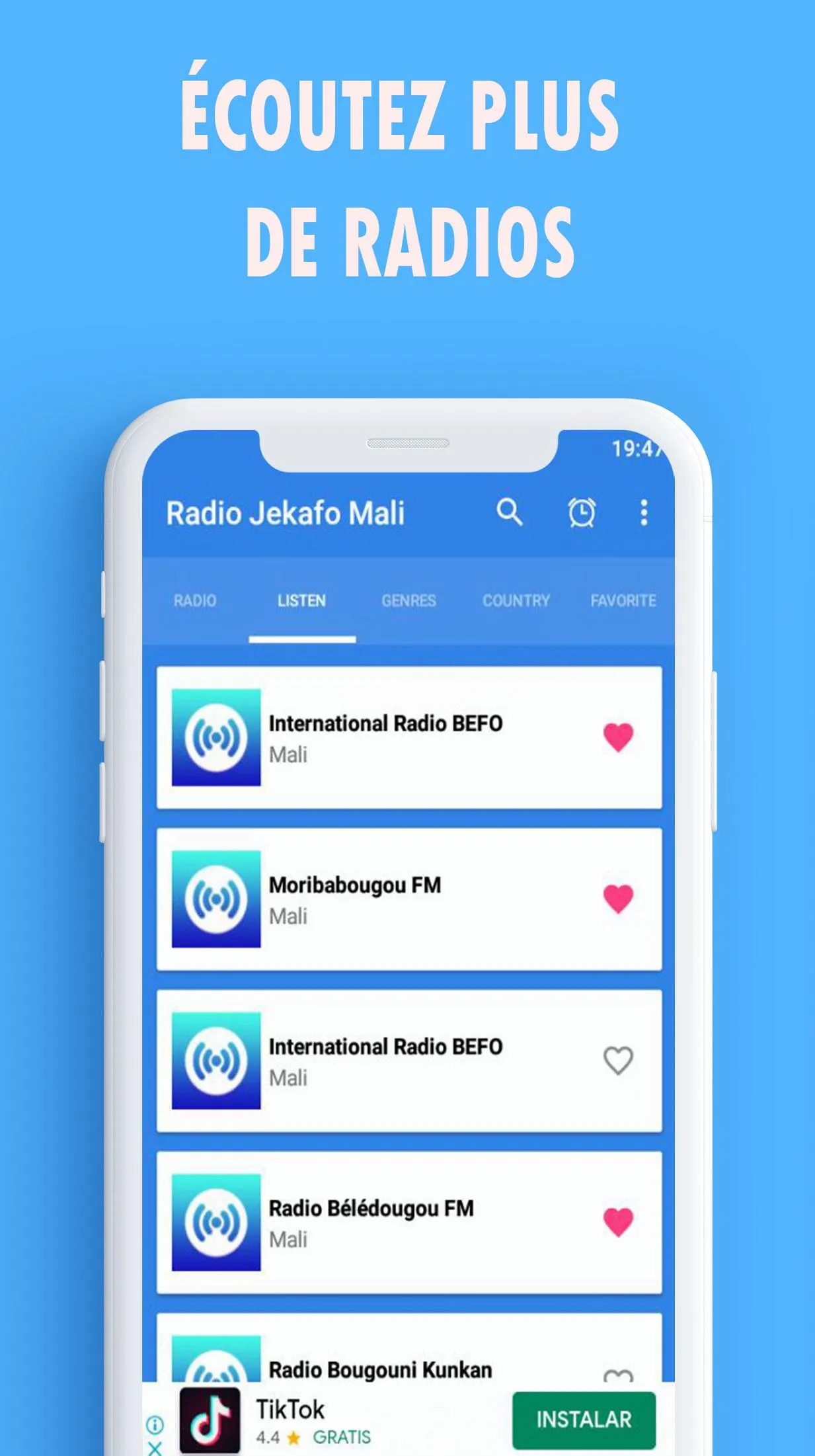 radio jekafo mali en ligne | Indus Appstore | Screenshot