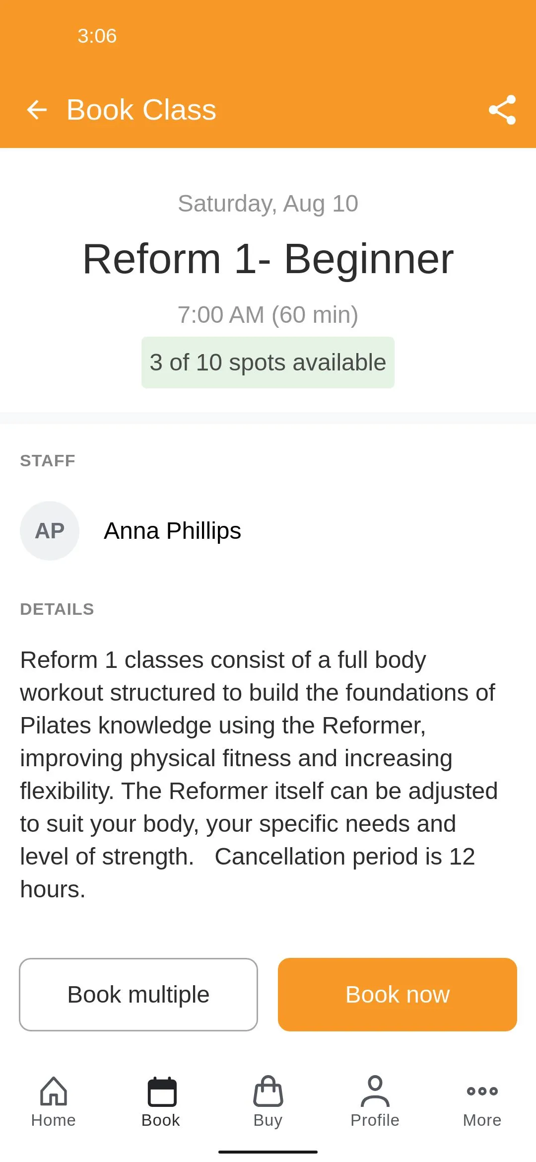 Reform and Perform Pilates | Indus Appstore | Screenshot