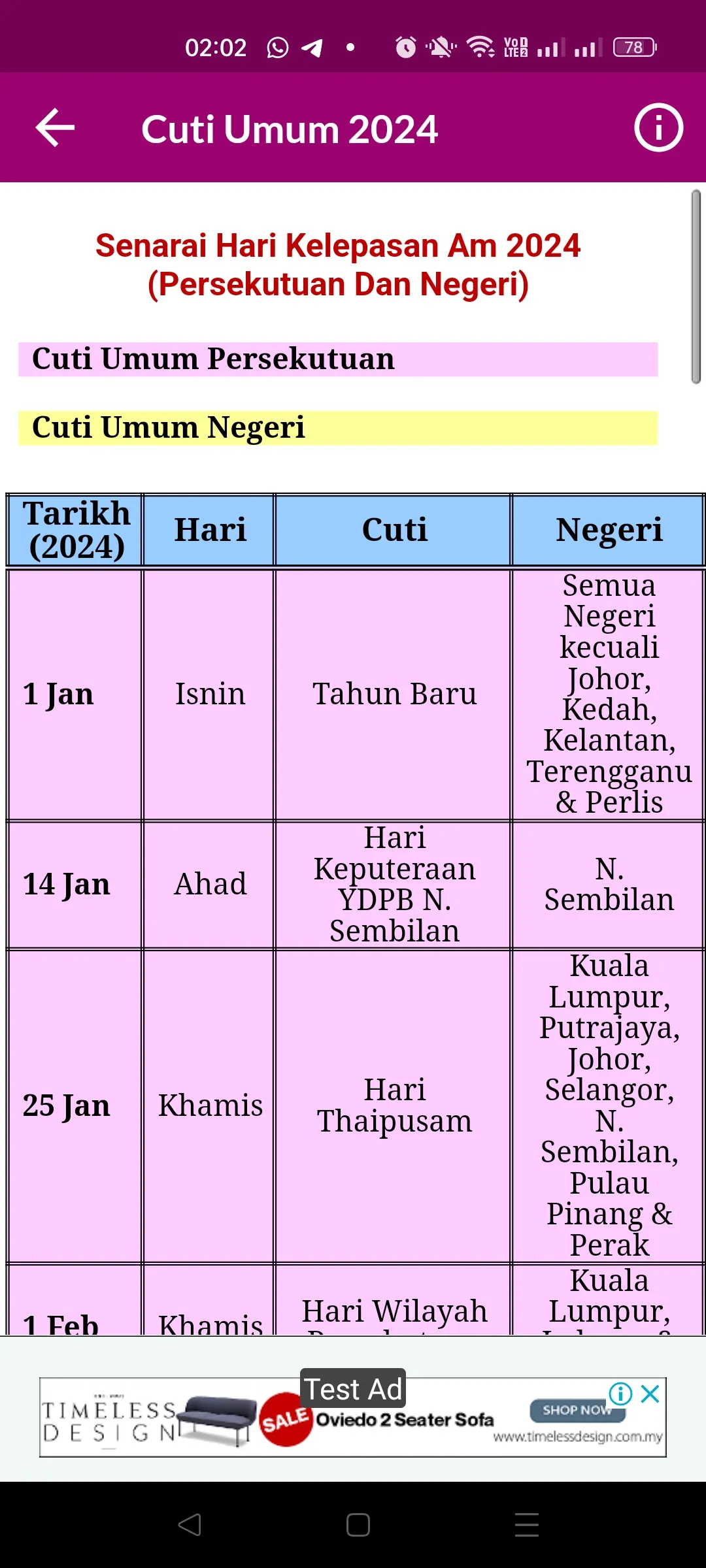 Kalendar Kuda Malaysia - 2024 | Indus Appstore | Screenshot