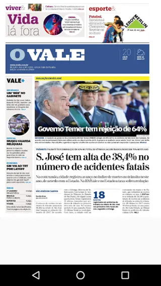 Jornal OVALE | Indus Appstore | Screenshot