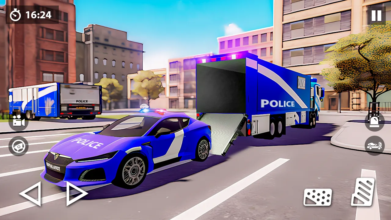 US Police Car Transporter Game | Indus Appstore | Screenshot