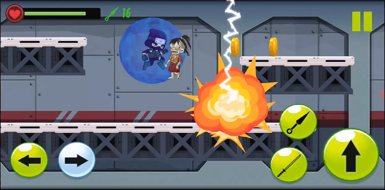 Ninja vs Zombies: Fight Zombie | Indus Appstore | Screenshot