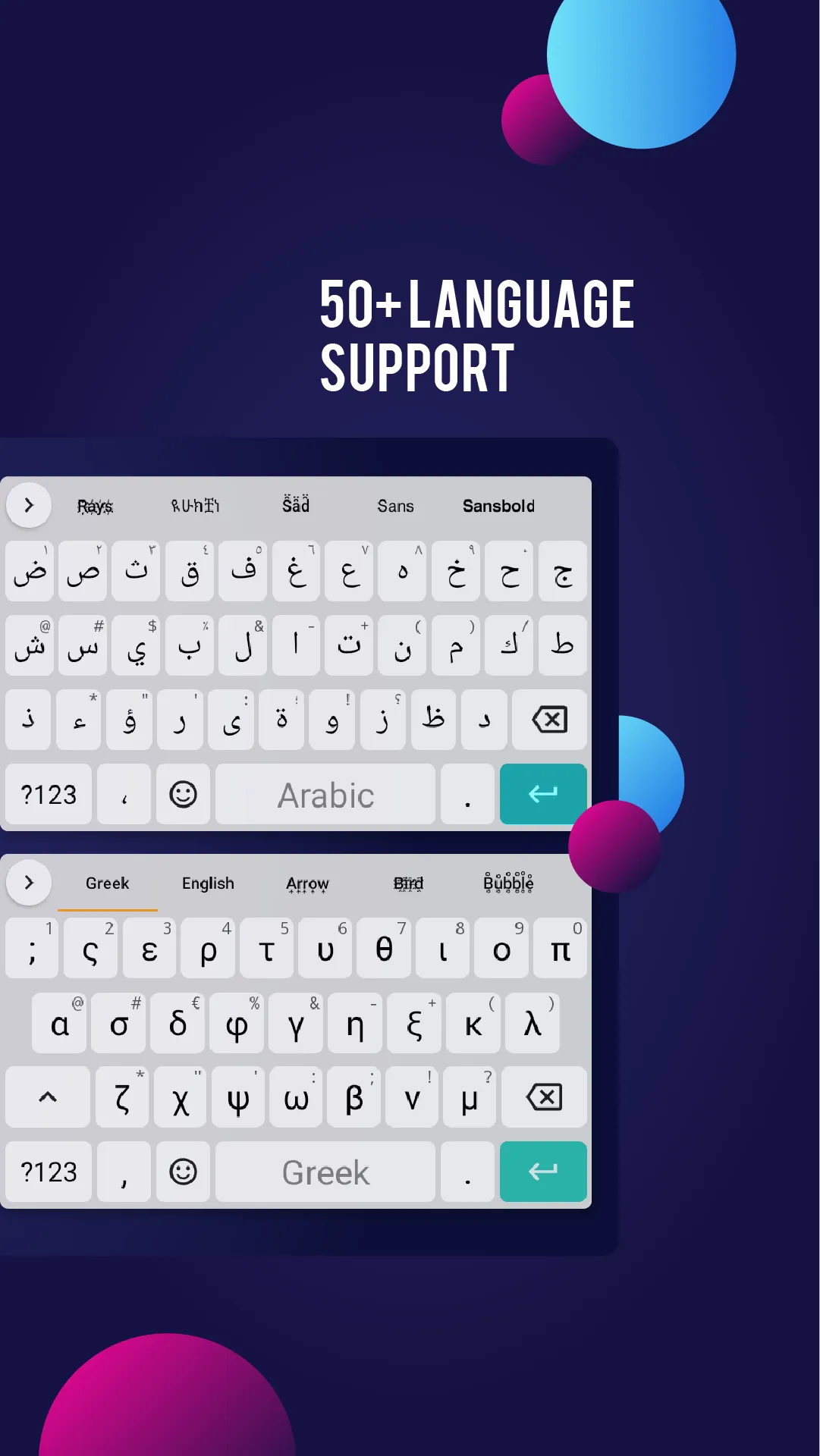 Font Keyboard & Kaomoji ASCII | Indus Appstore | Screenshot