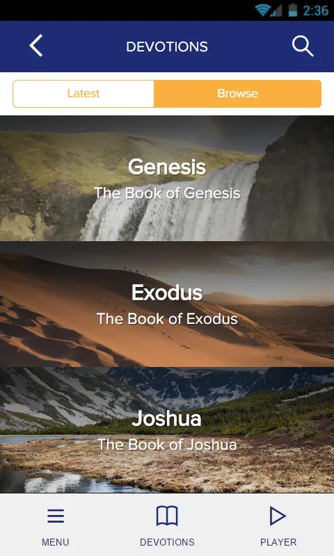 Drivetime Devotions | Indus Appstore | Screenshot