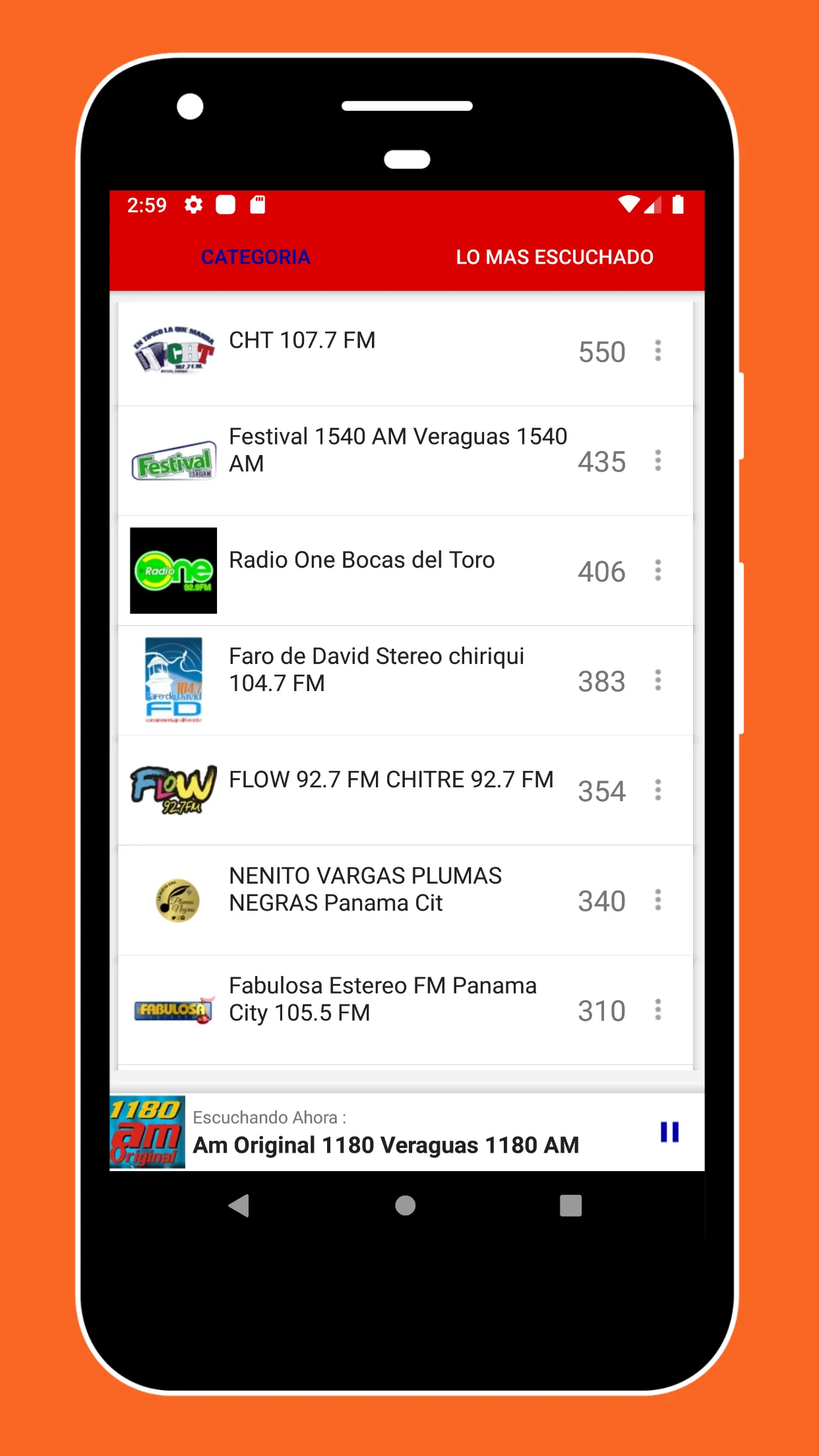 Radio Panama + FM Radio Online | Indus Appstore | Screenshot