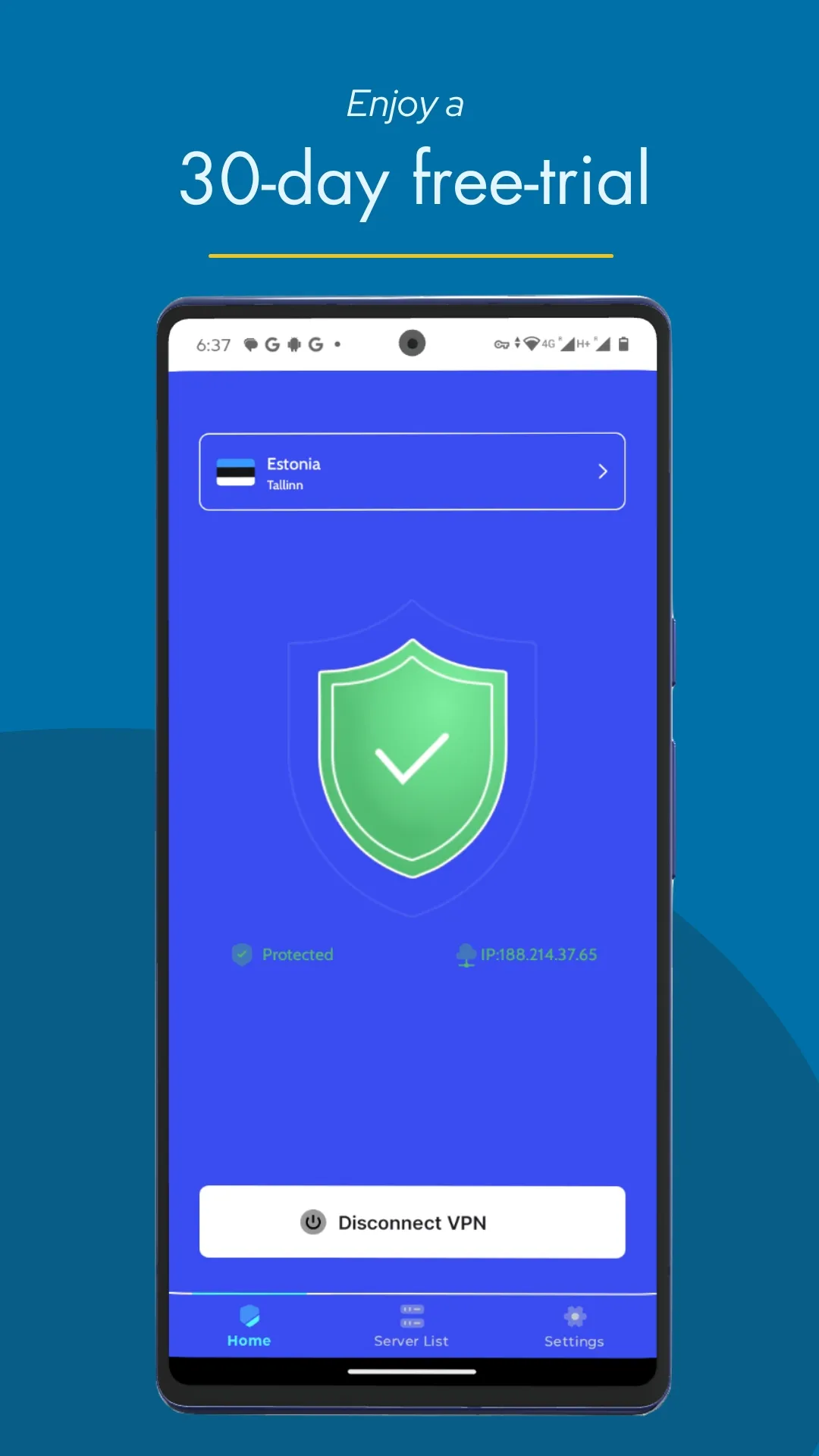 VPN One Click | Indus Appstore | Screenshot