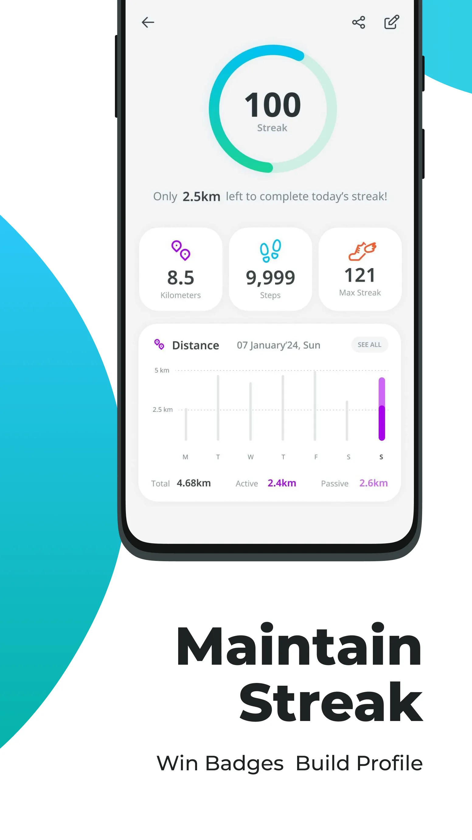 Impact - Steps Fitness Charity | Indus Appstore | Screenshot
