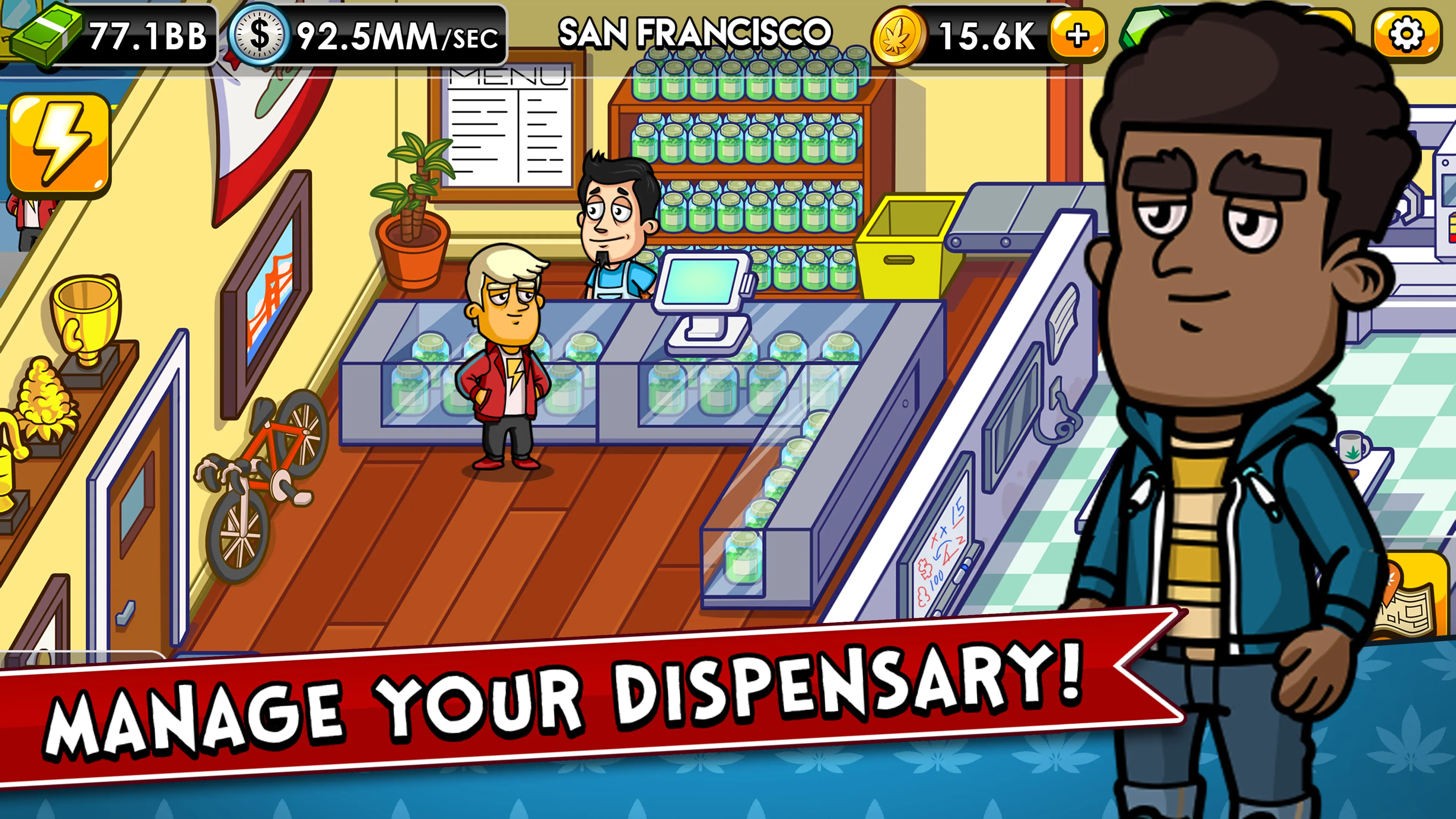 Weed Inc: Idle Tycoon | Indus Appstore | Screenshot