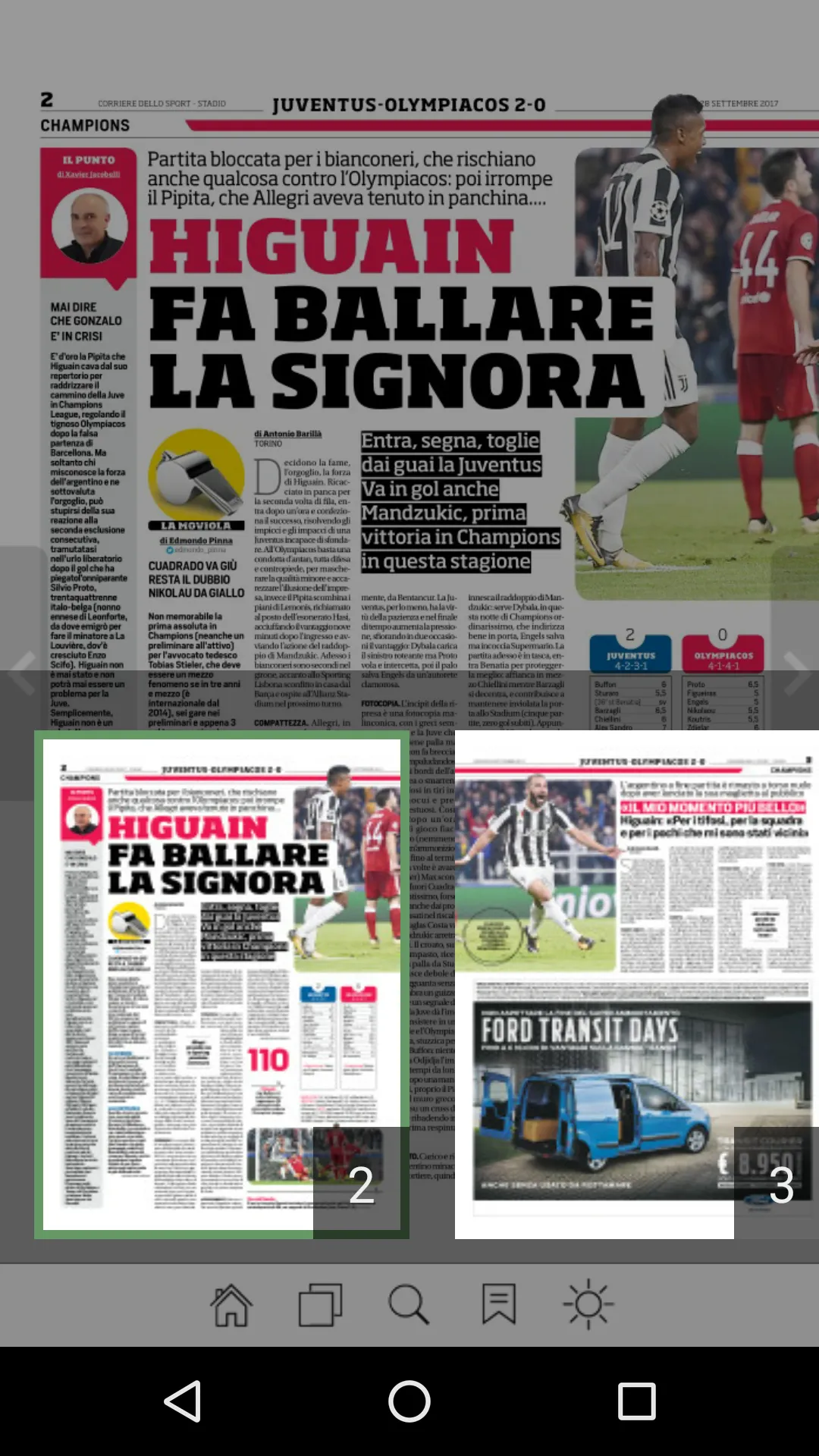 Corriere dello Sport HD | Indus Appstore | Screenshot