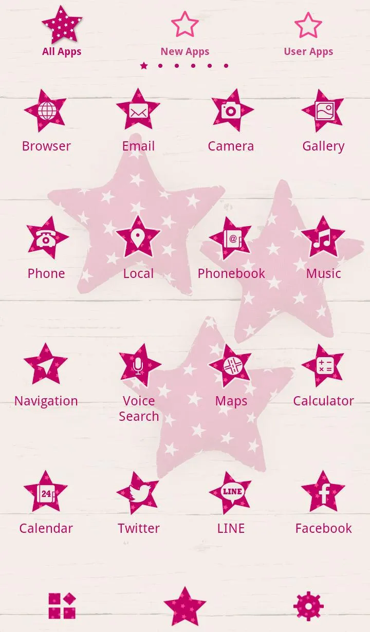 Pink Stars wallpaper | Indus Appstore | Screenshot