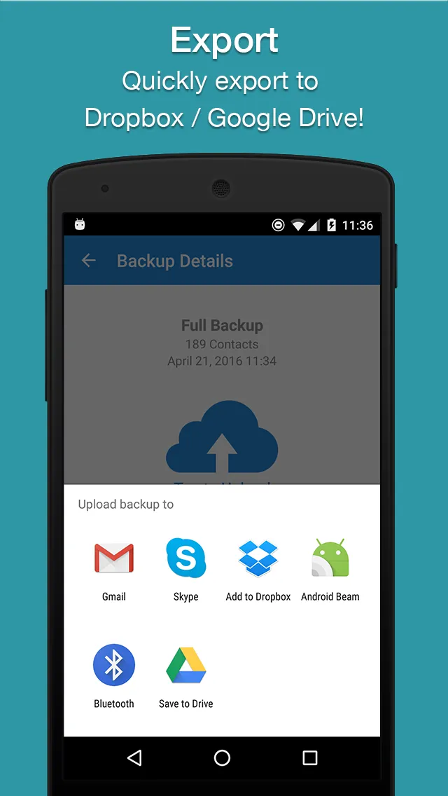 Easy Contacts Backup & Restore | Indus Appstore | Screenshot