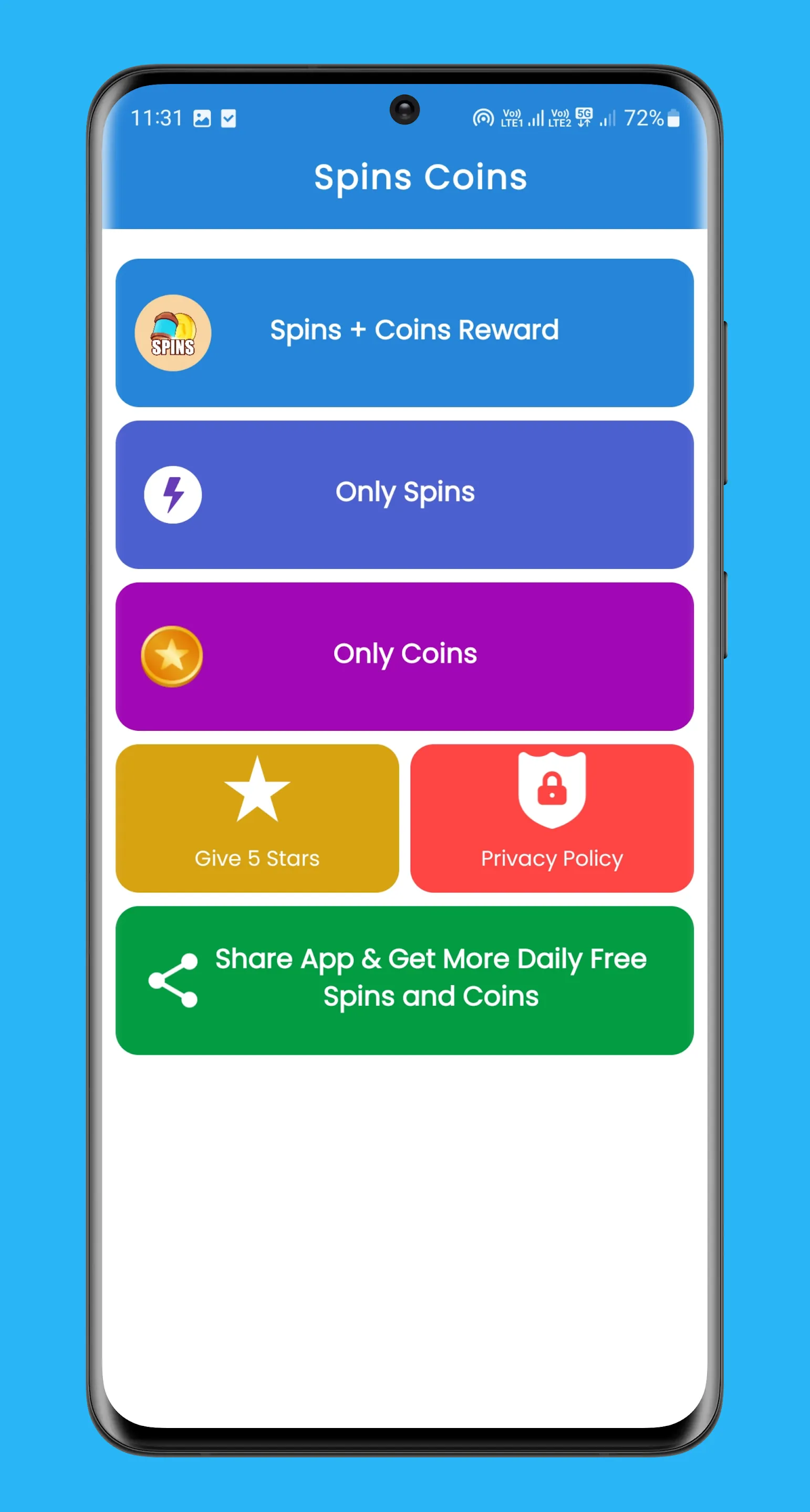 Spins Coins - Coin Master Spin | Indus Appstore | Screenshot