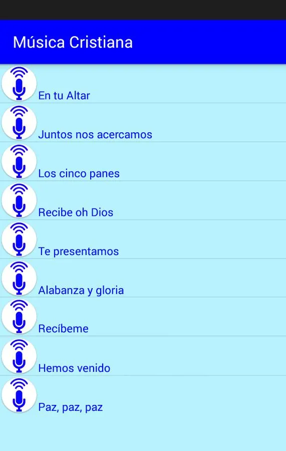 Canciones Católicas Cristianas | Indus Appstore | Screenshot