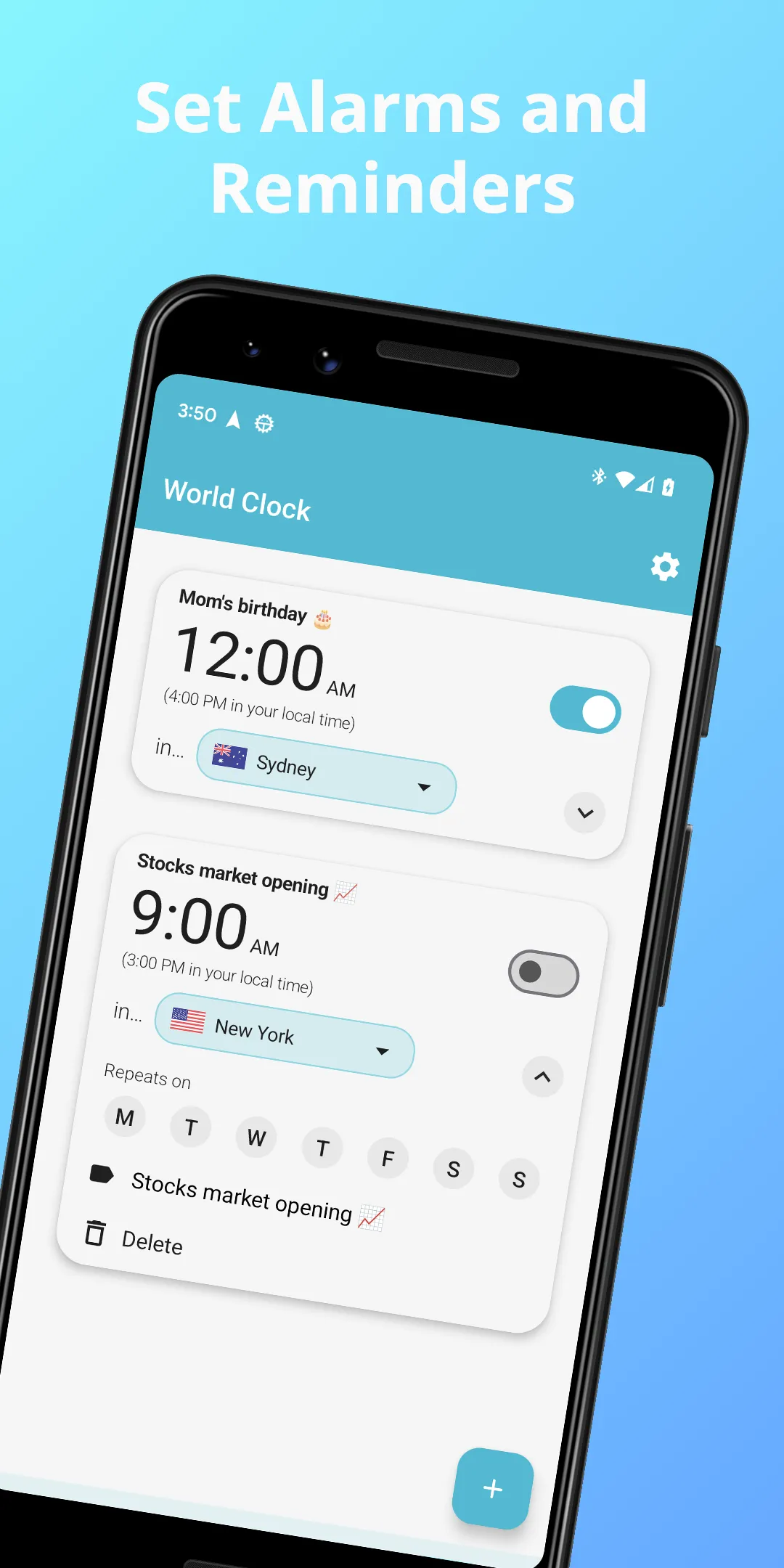 World Clock - Timezones Widget | Indus Appstore | Screenshot