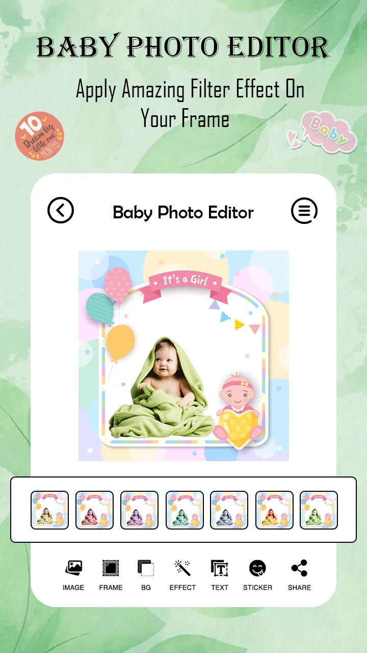 Baby Photo Editor baby-Pics | Indus Appstore | Screenshot